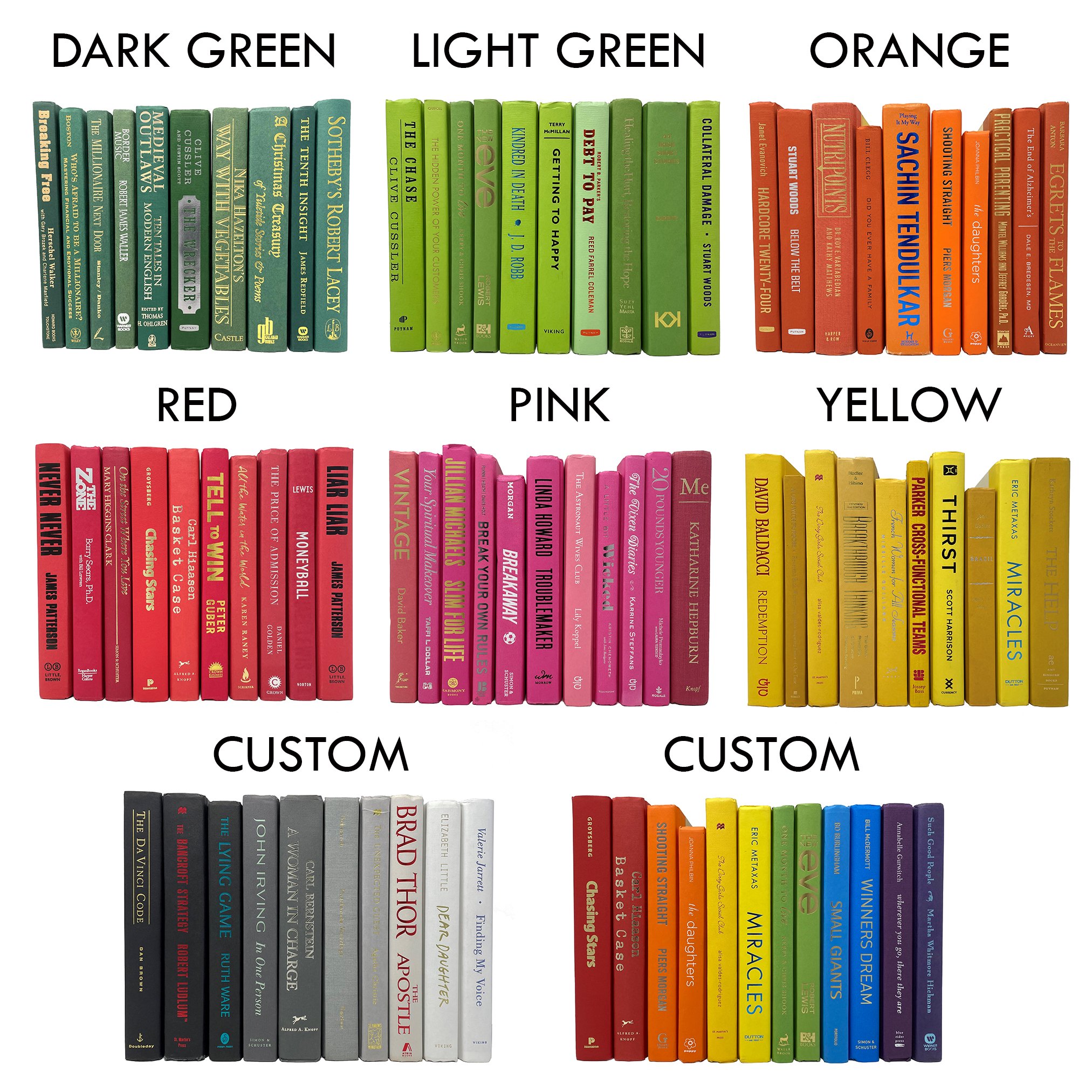 Available Book Colors Collection 2