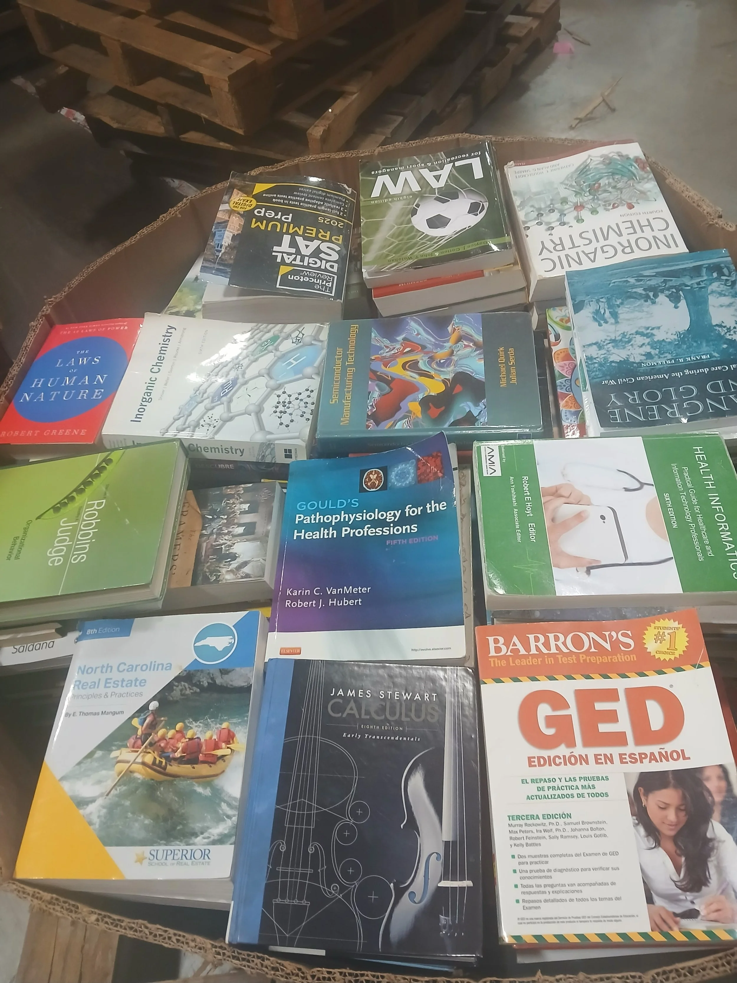 Premium Book Pallets Ready