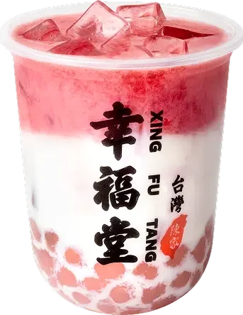 Strawberry Boba Milk