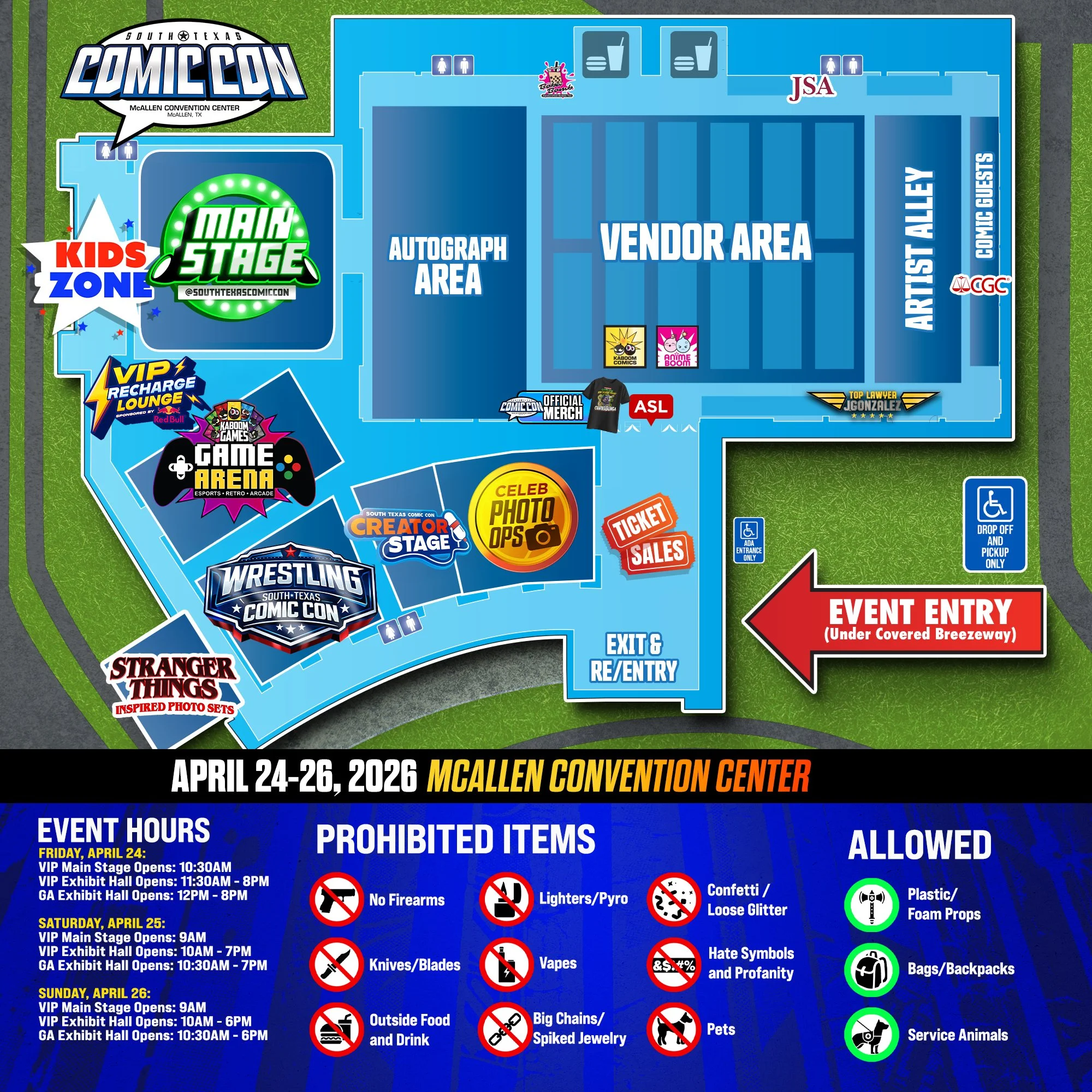 STXCC 2026 Floor Map