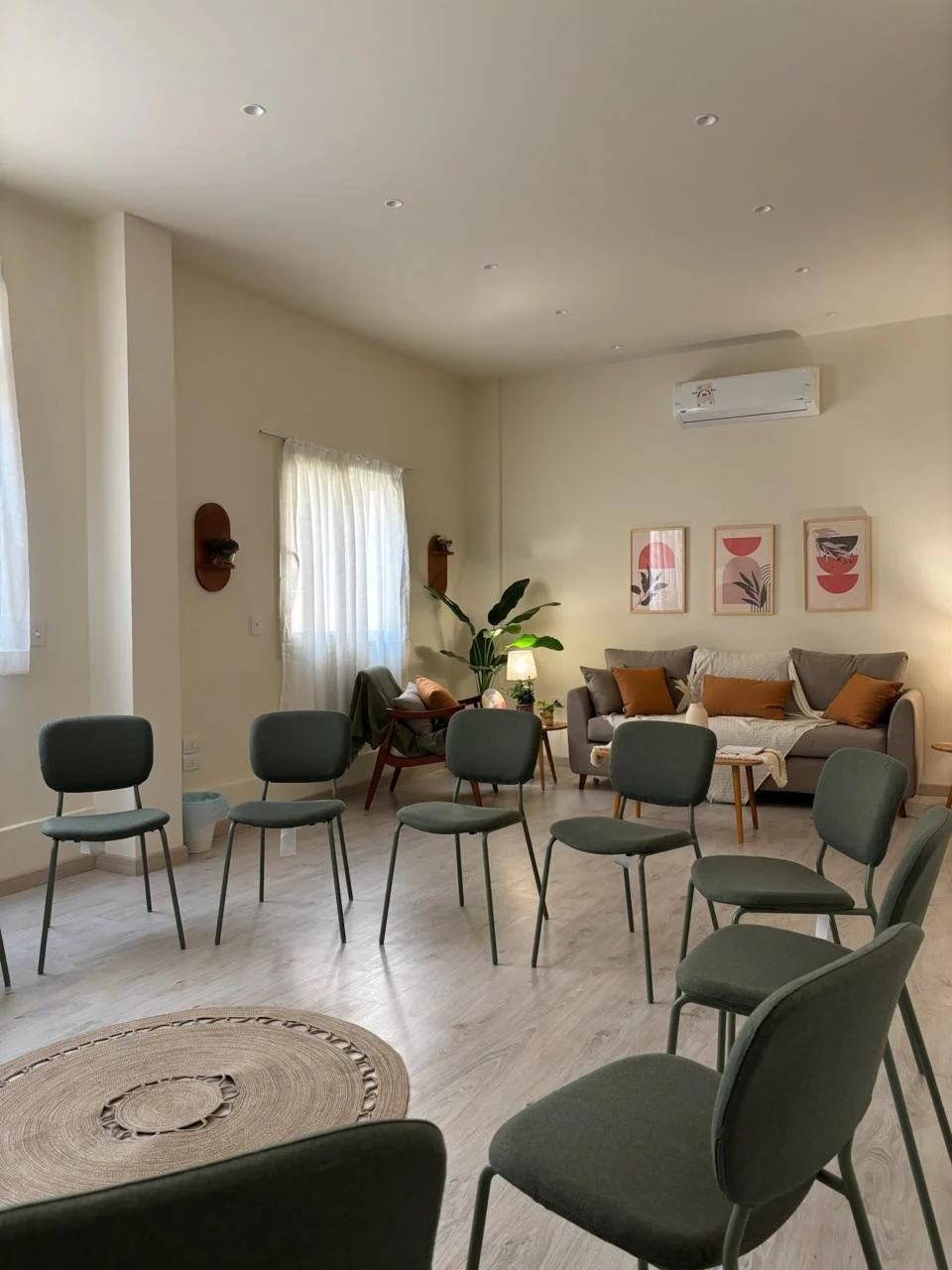Group therapy session at Lotus Therapy