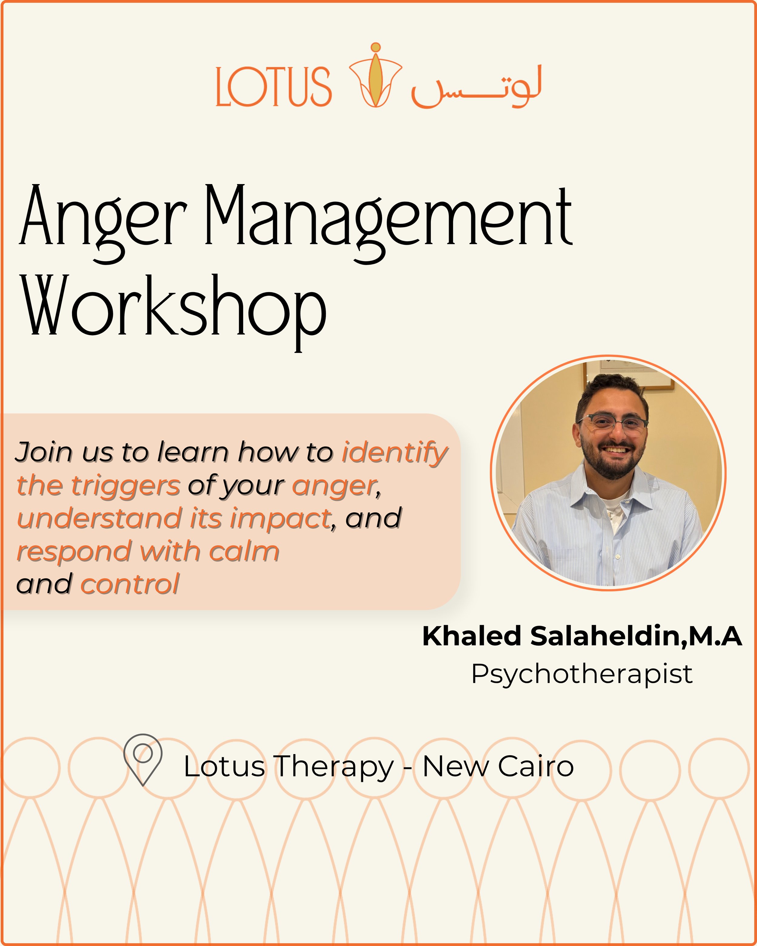 Anger Management workshop flyer
