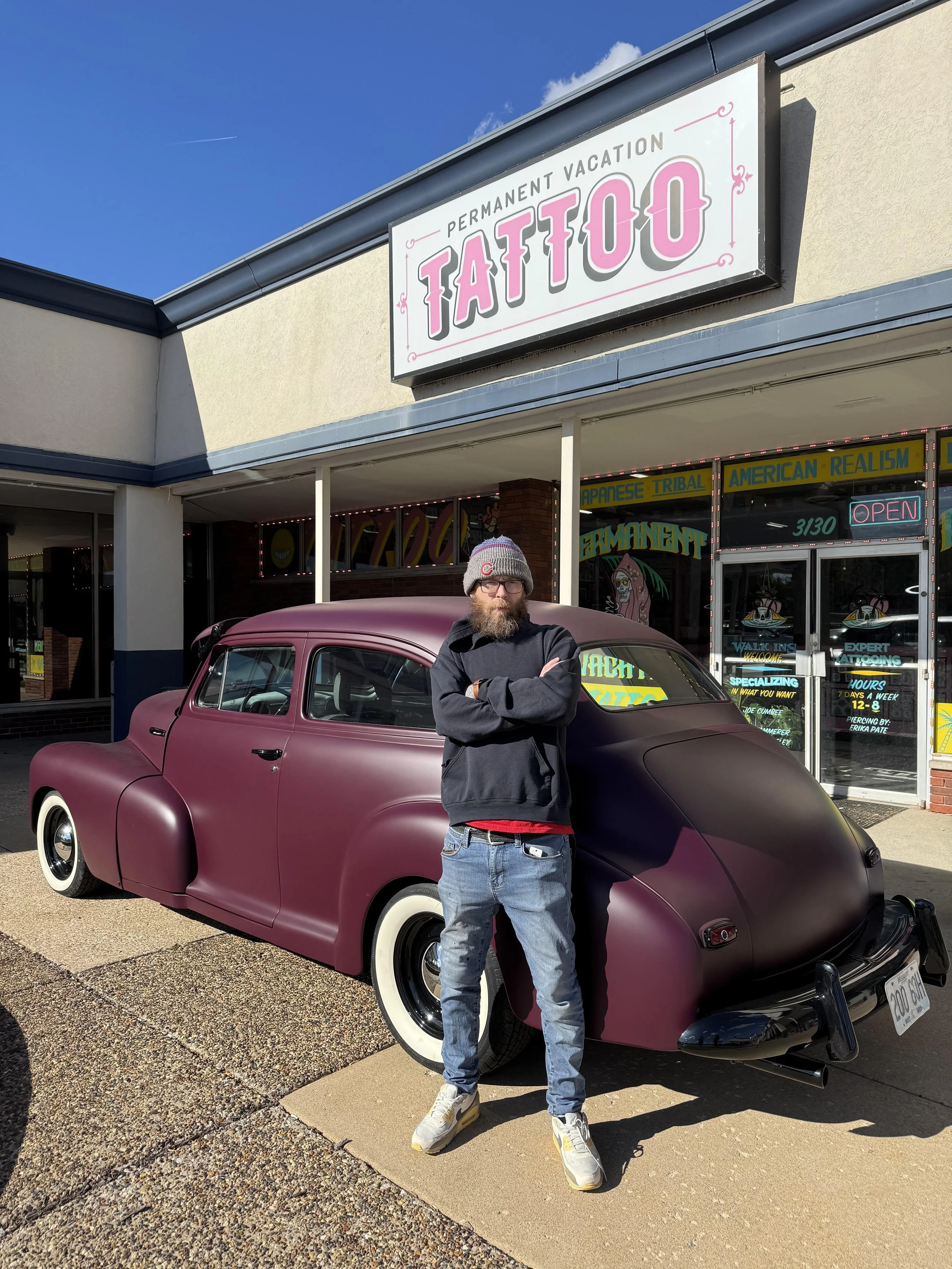 Portrait of tattoo artist Matt Kammerer