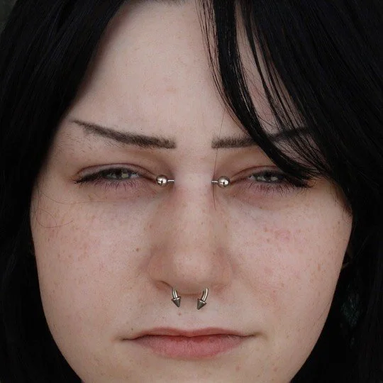 Piercing example from Permanent Vacation Tattoos