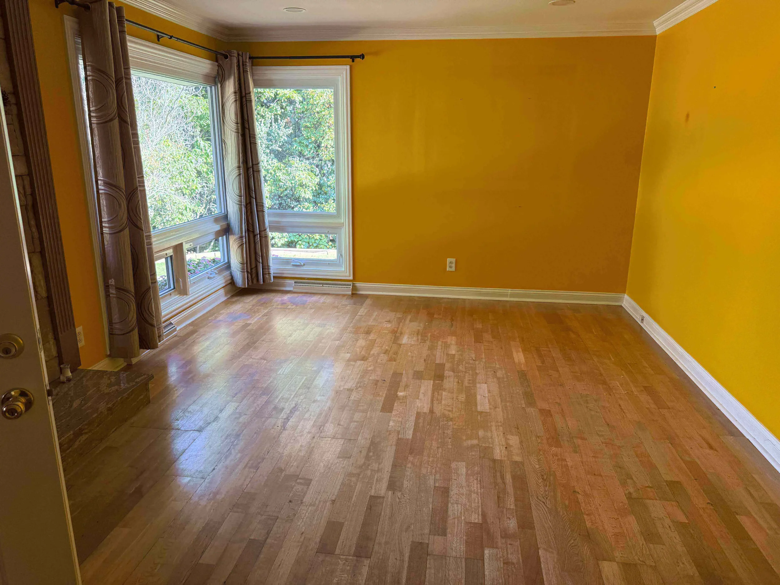 Residential space in Lake Zurich, IL cleared of all old furniture and junk.
