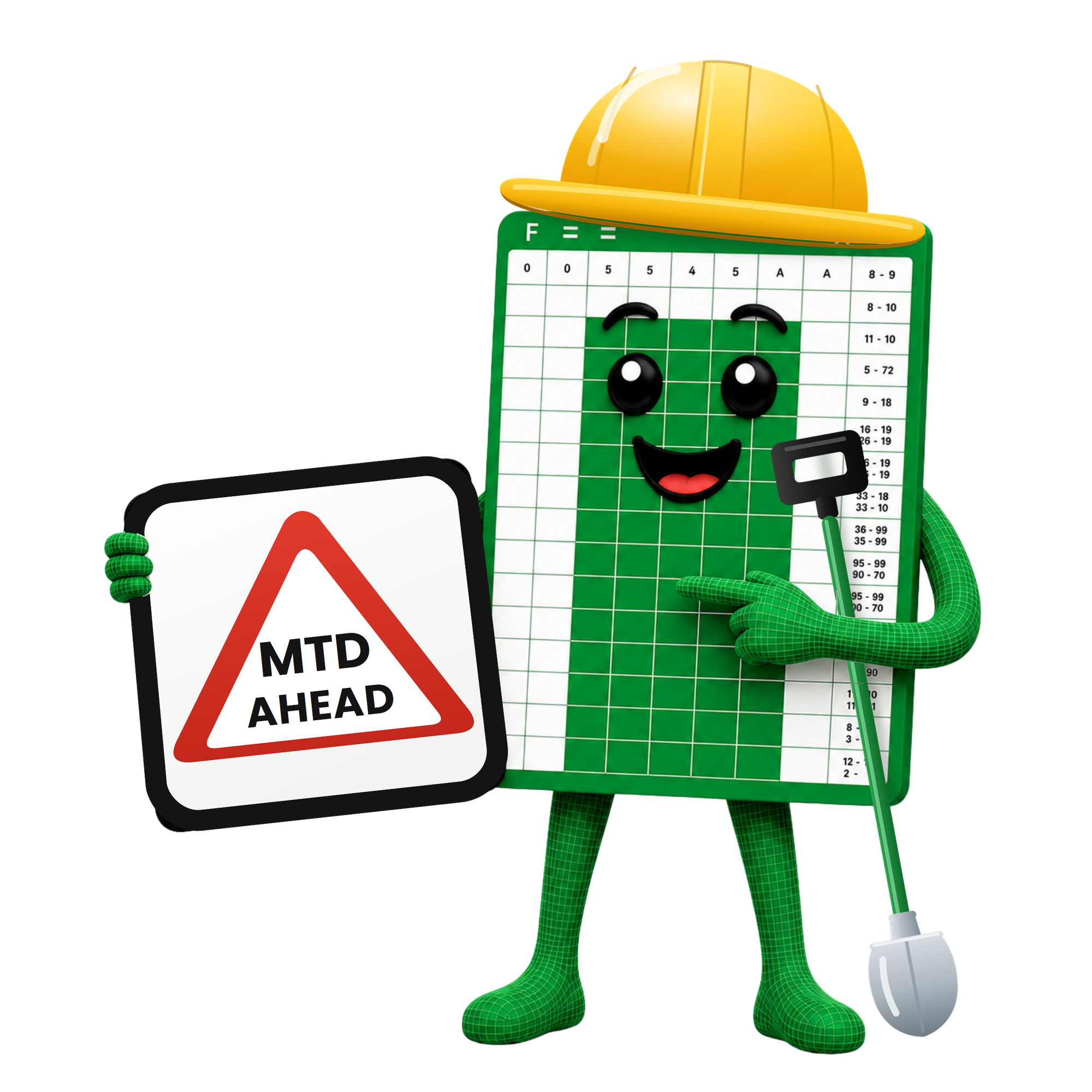 suiteSheets character on a construction site