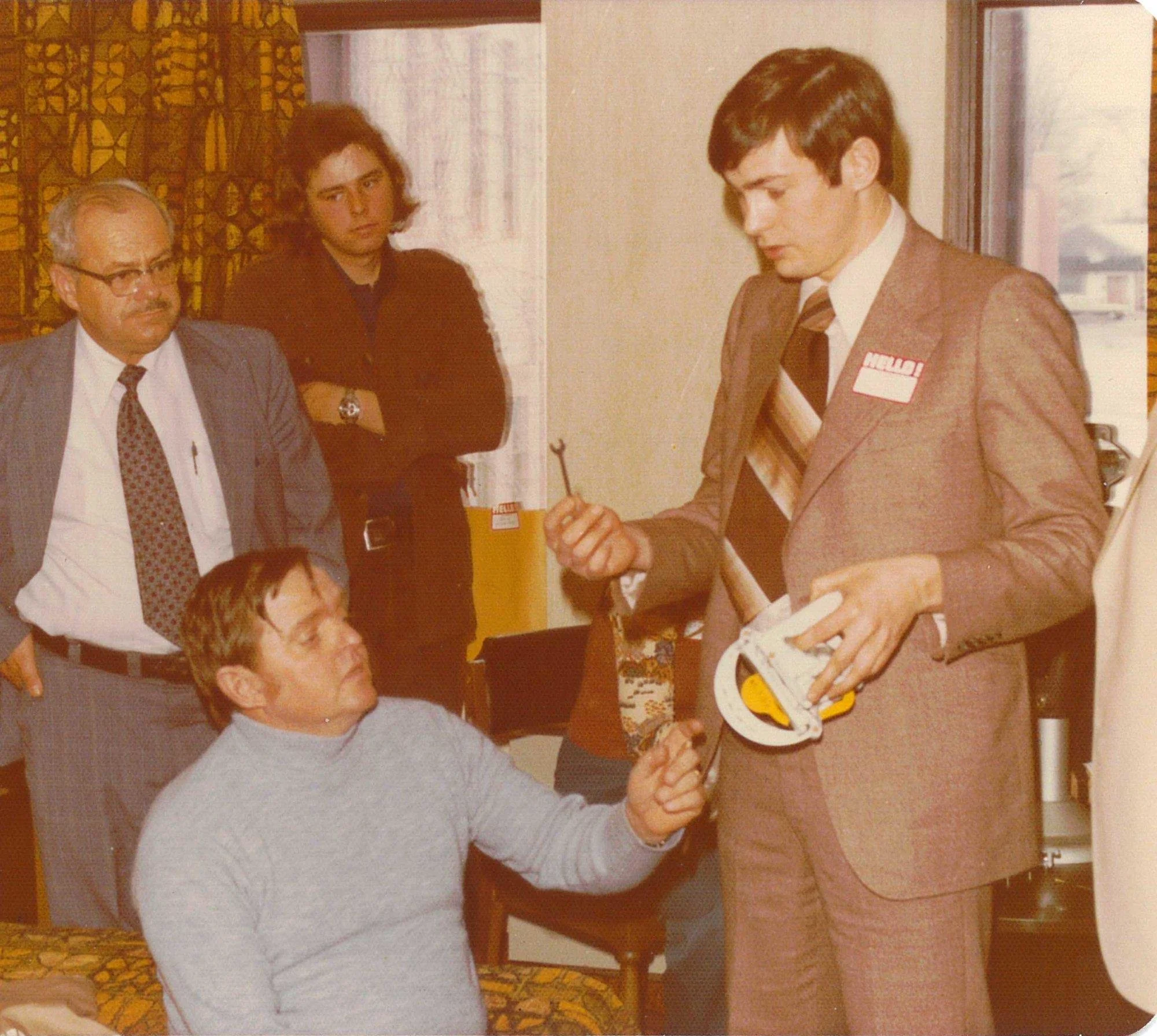 Young George MacKay at CPA conference 1977