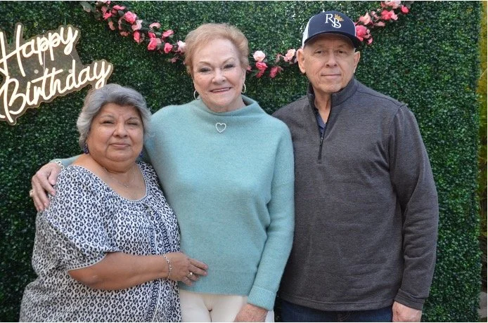 Ruth- With her best friends Bea and Nino Vela.