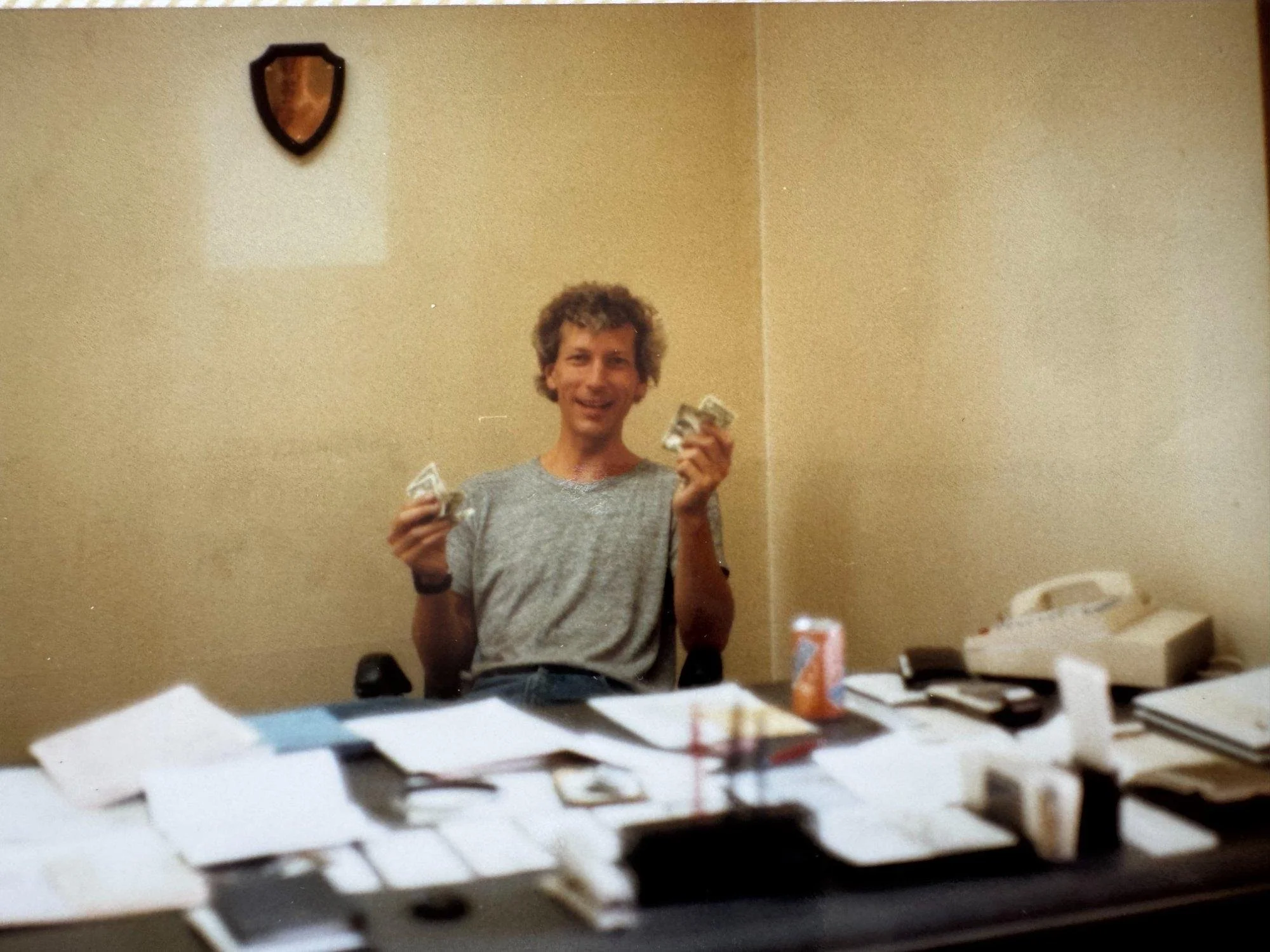 Early days of parking cash business 1983