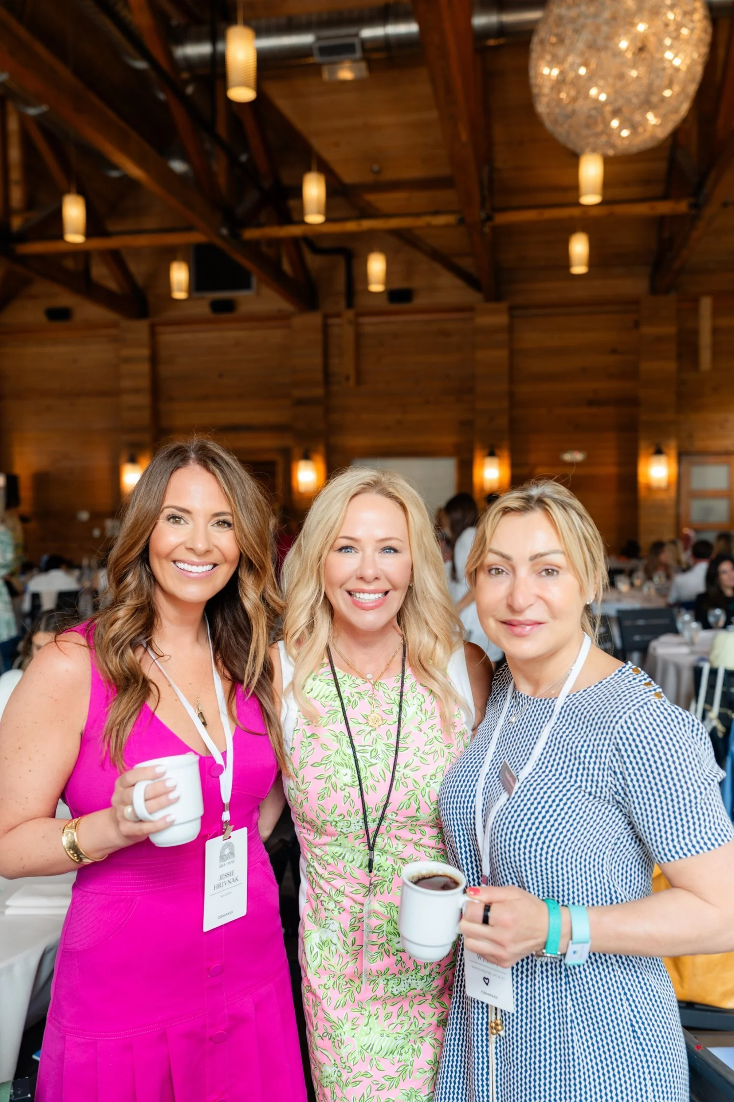 Jessie with fellow agents at a Compass event