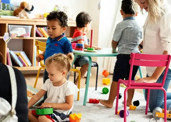 Children enjoying play time at Mossman Moppets Playgroup