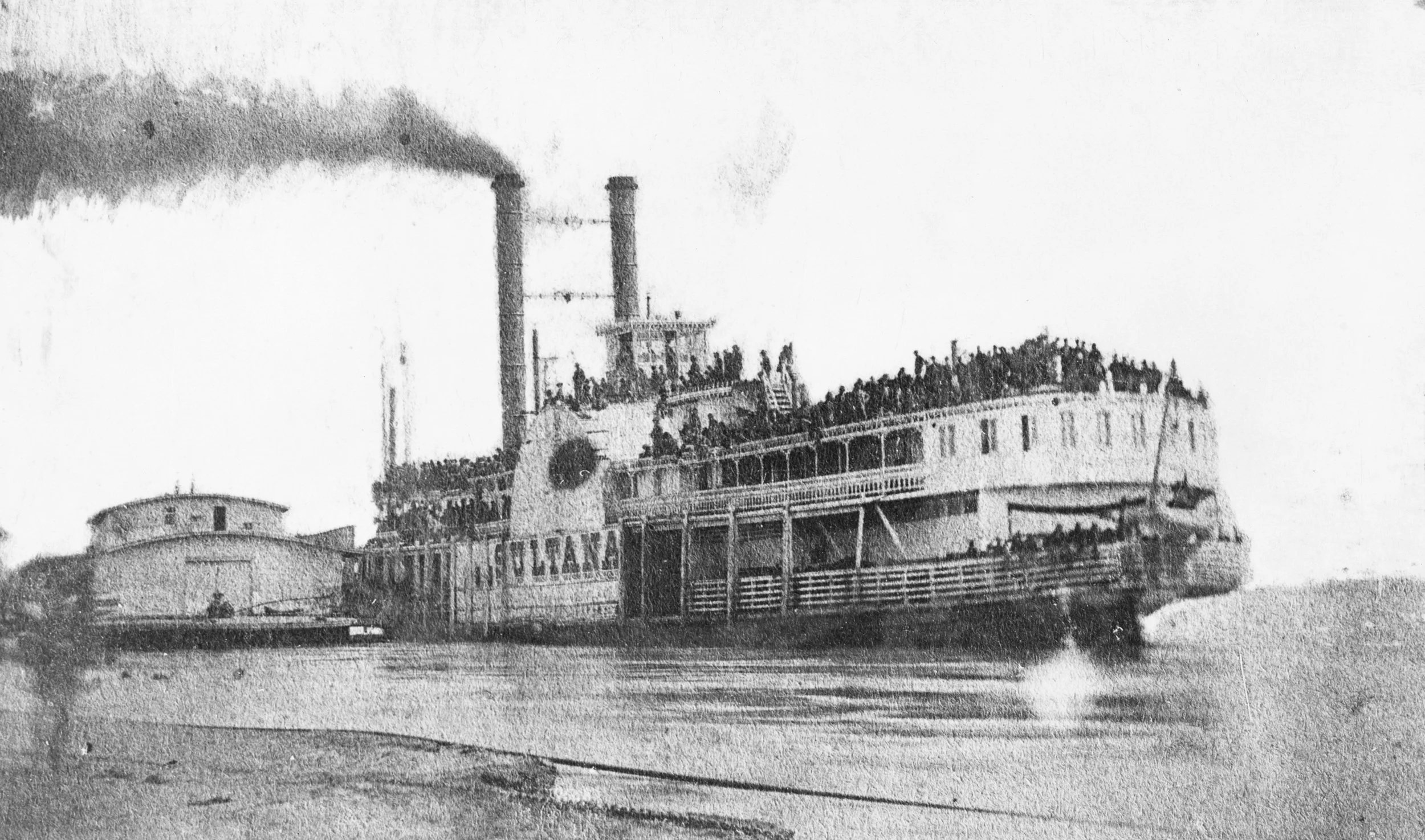 The overcrowded Sultana, April 27, 1865