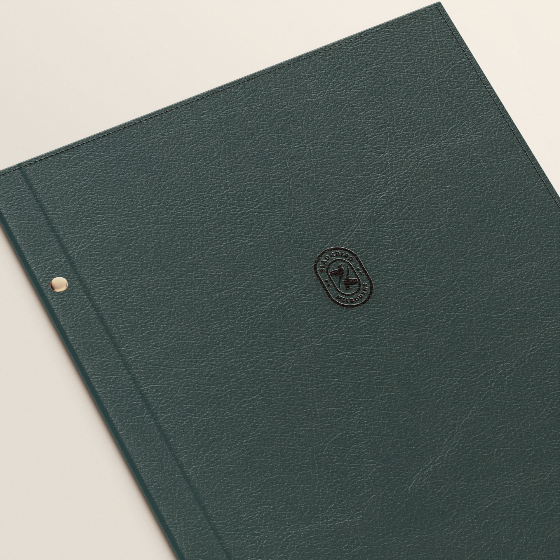 Blackbird Melbourne cocktail menu cover concept