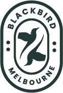 Blackbird alternate logo lockup three