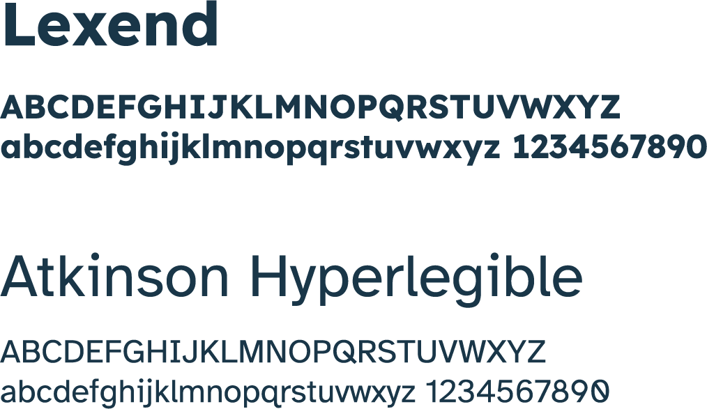 Horizons typography system