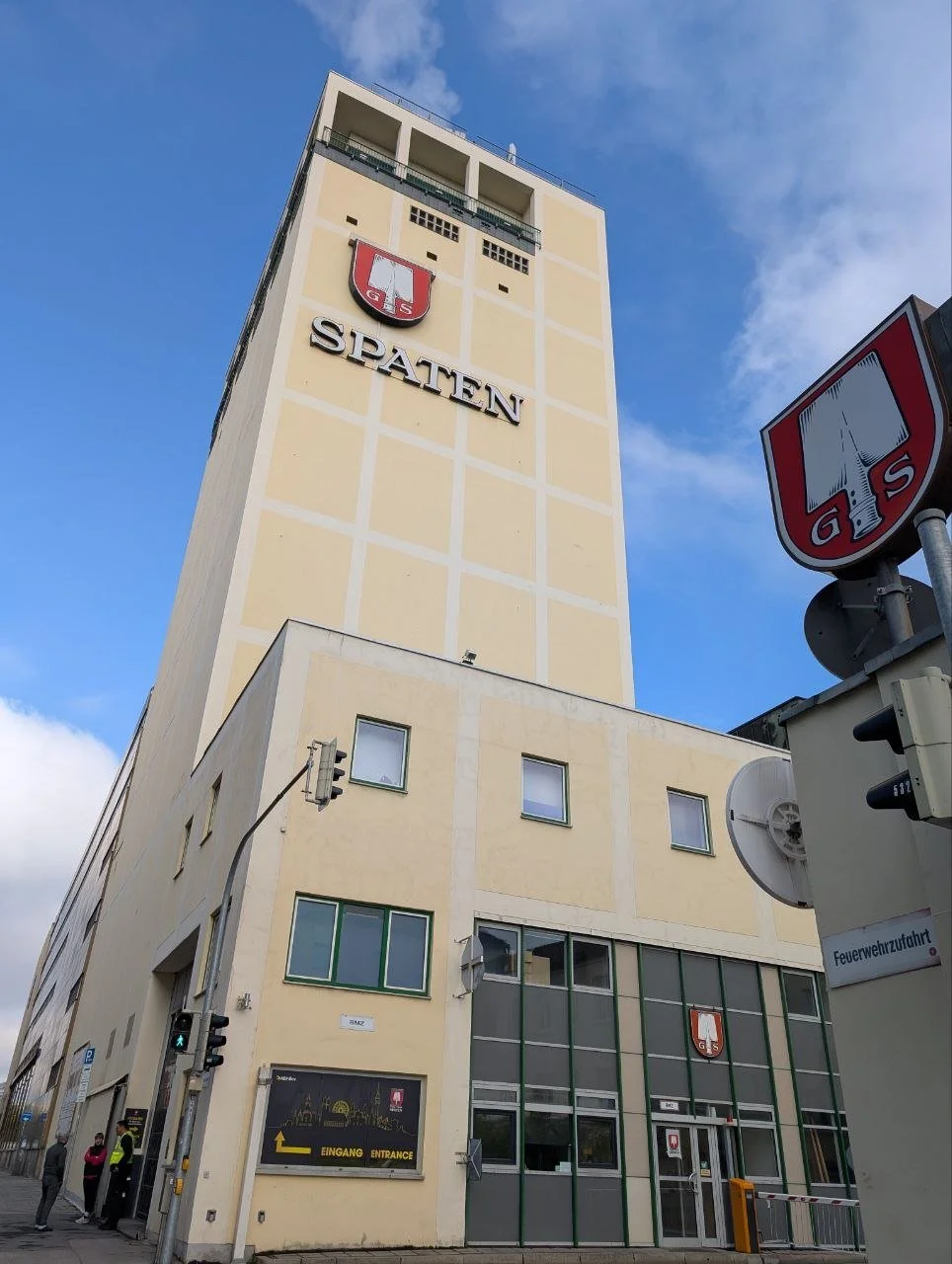 Spaten brewery tower in Munich