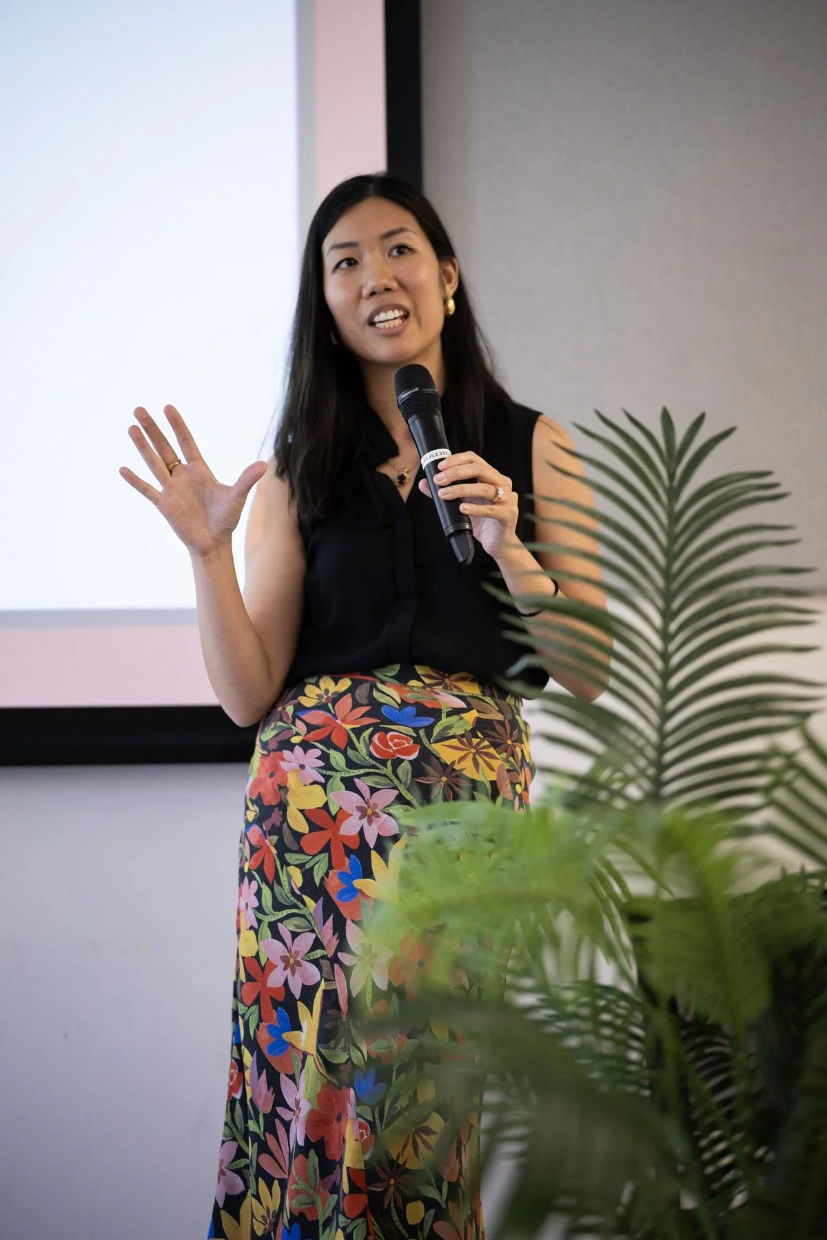 Winnie Wu, allied health clinic owner, teaching at a TCP CEO Weekend