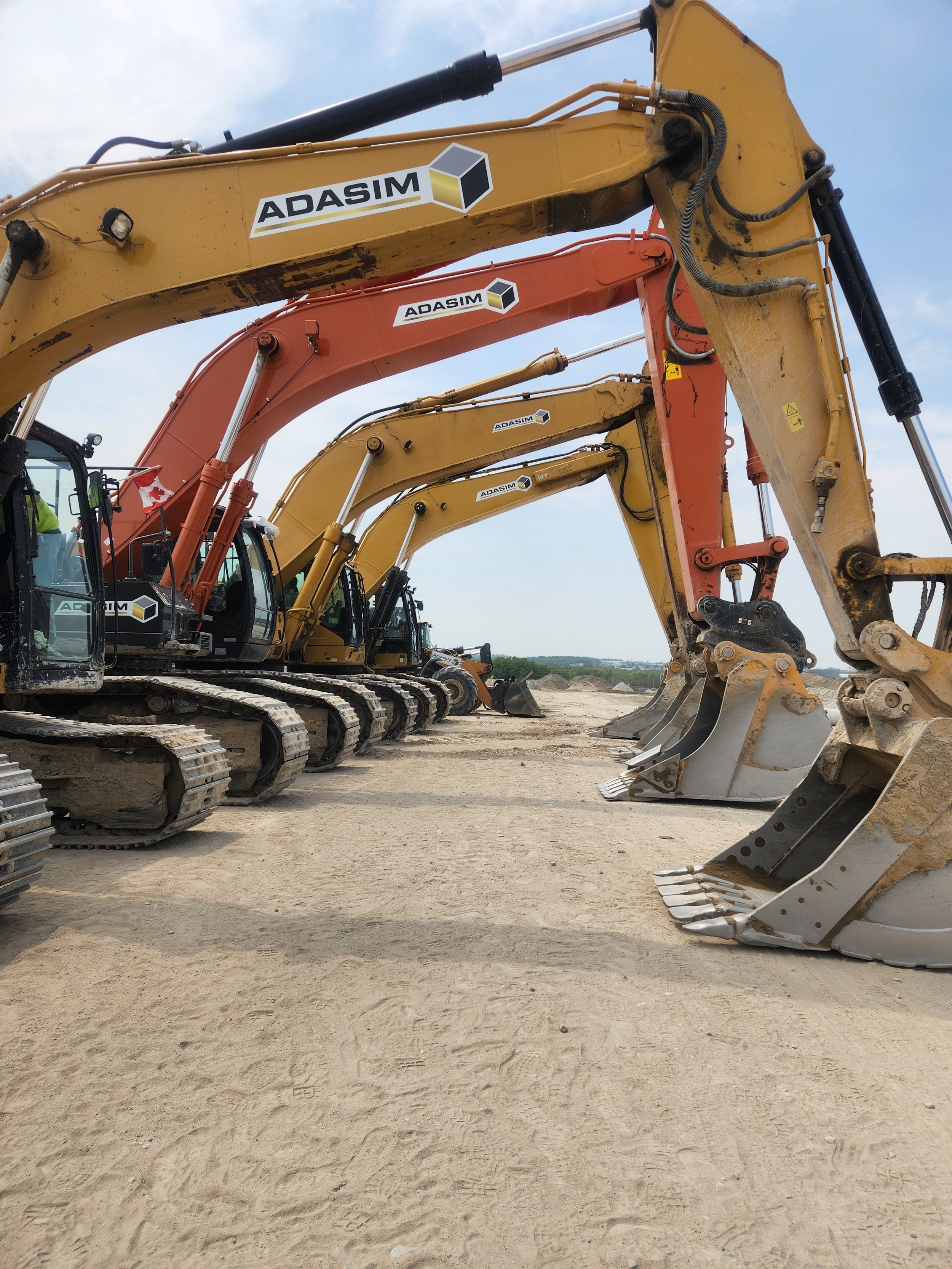 ADASIM crew and equipment delivering premium site servicing