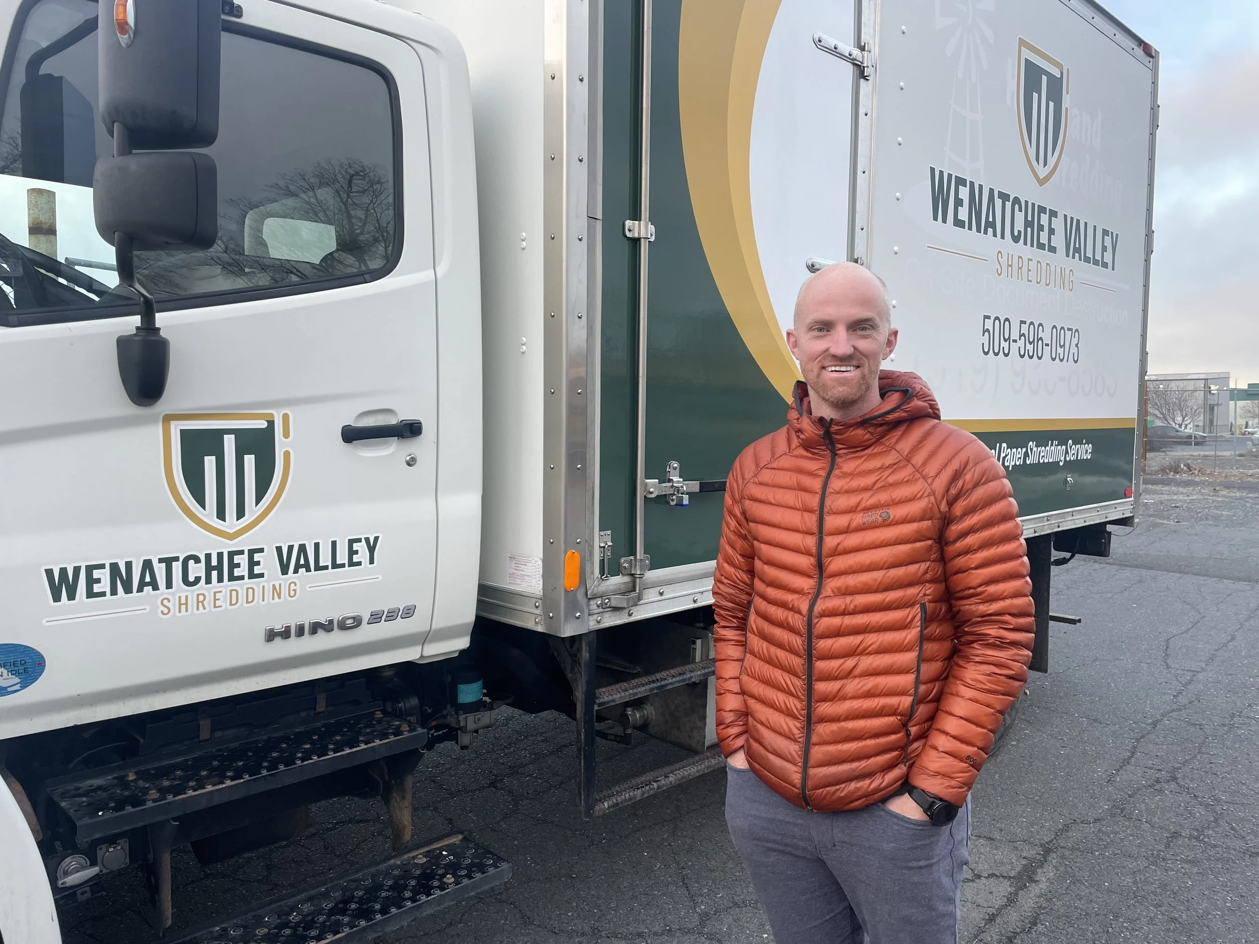 Wenatchee Valley Mobile Shredding Truck in Chelan