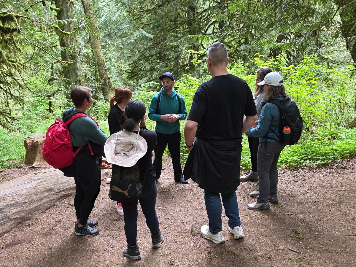 Creative Lab participants doing outdoor storytelling exercises in San Diego