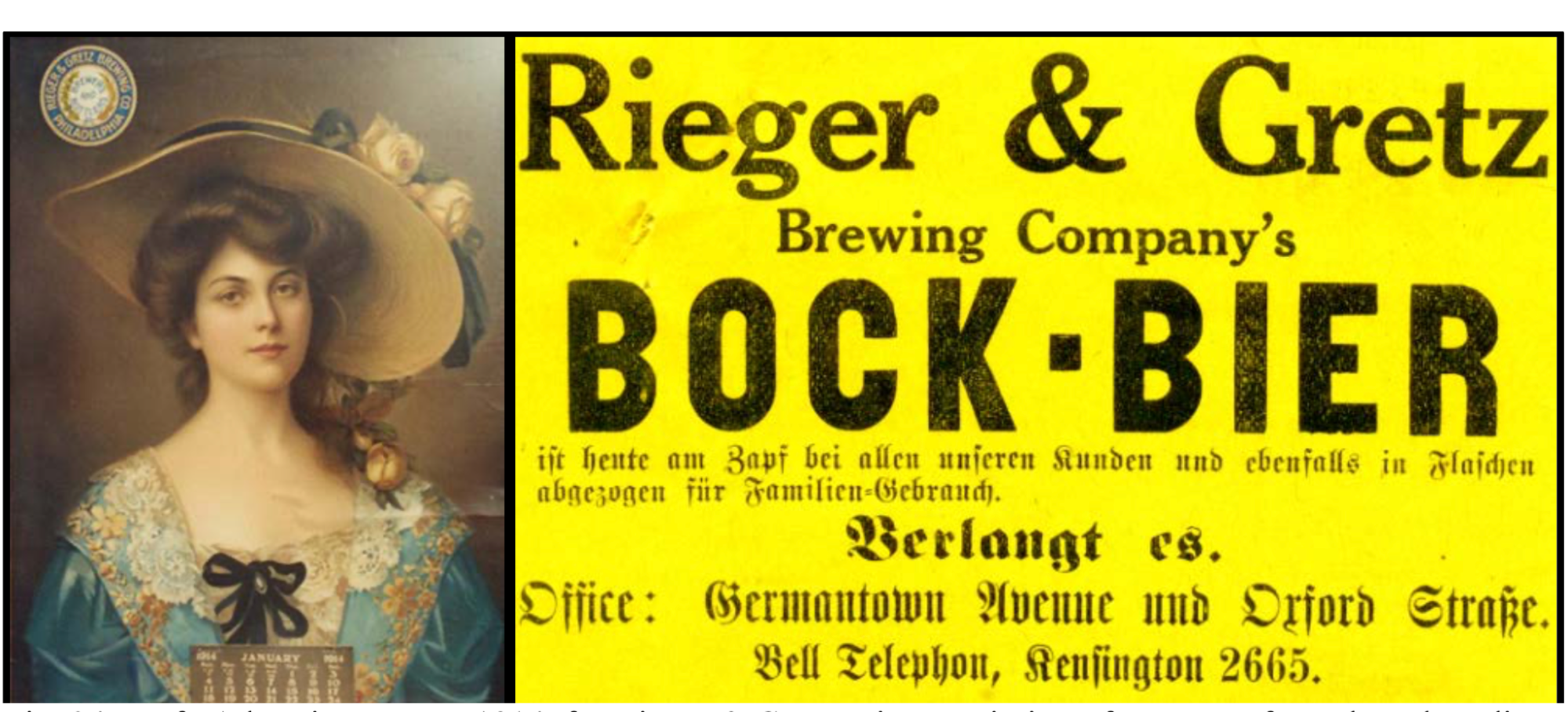 German Immigrants, William Gretz and Leonard Rieger start Rieger and Gretz Brewing Company on 1536 Germantown Ave in Philadelphia.