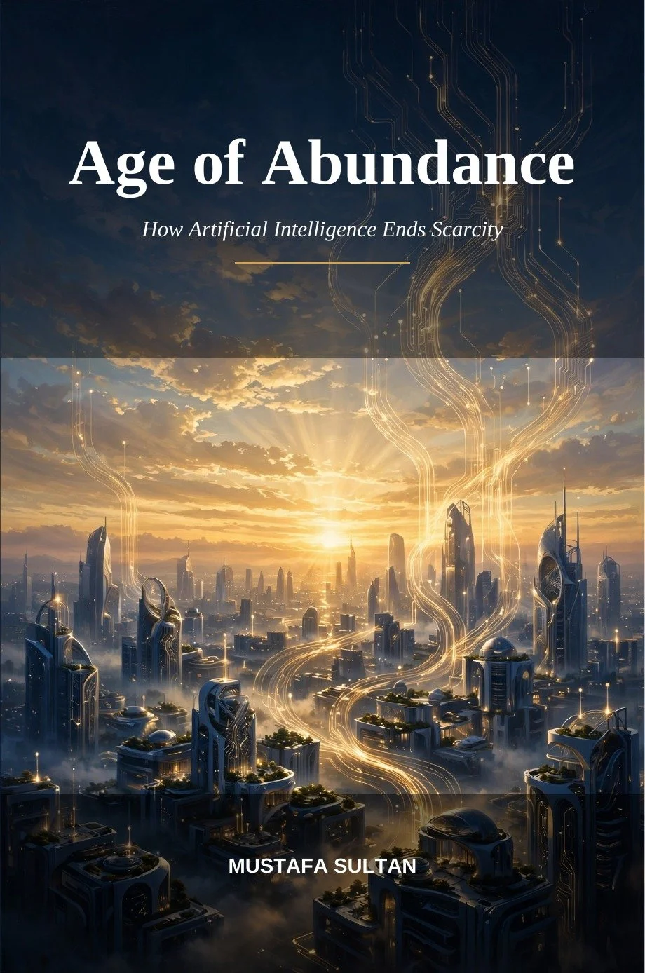 Book cover: Age of Abundance by Mustafa Sultan
