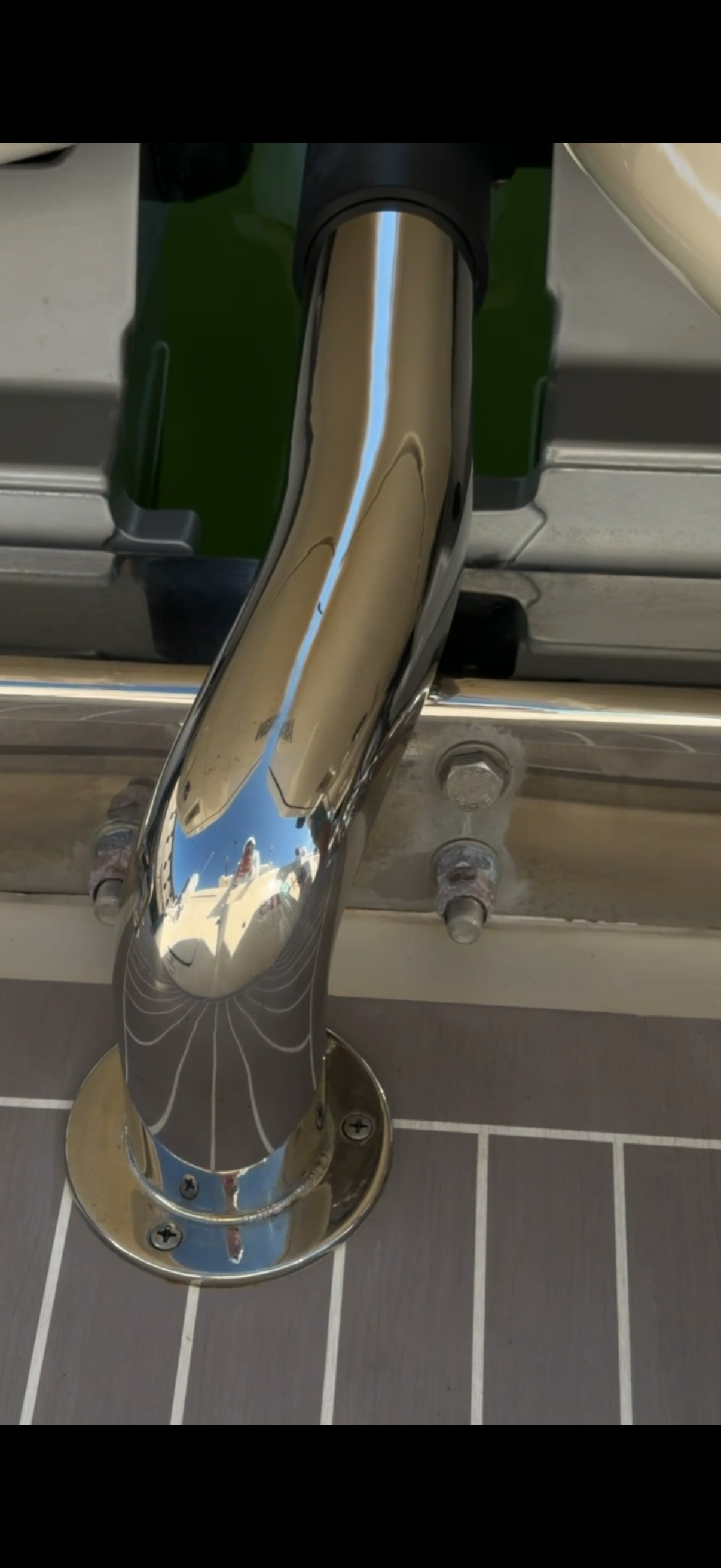 Metal after polishing