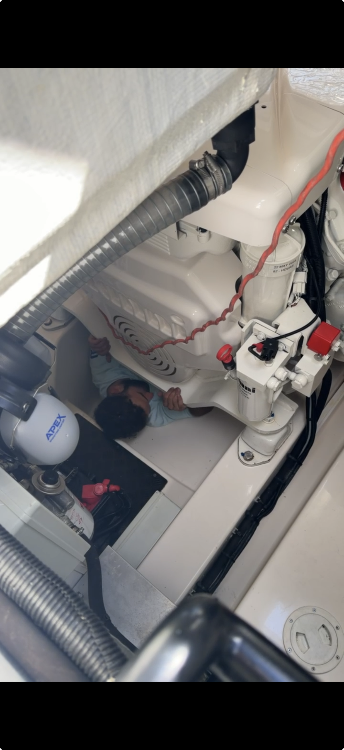 Engine room cleaning result