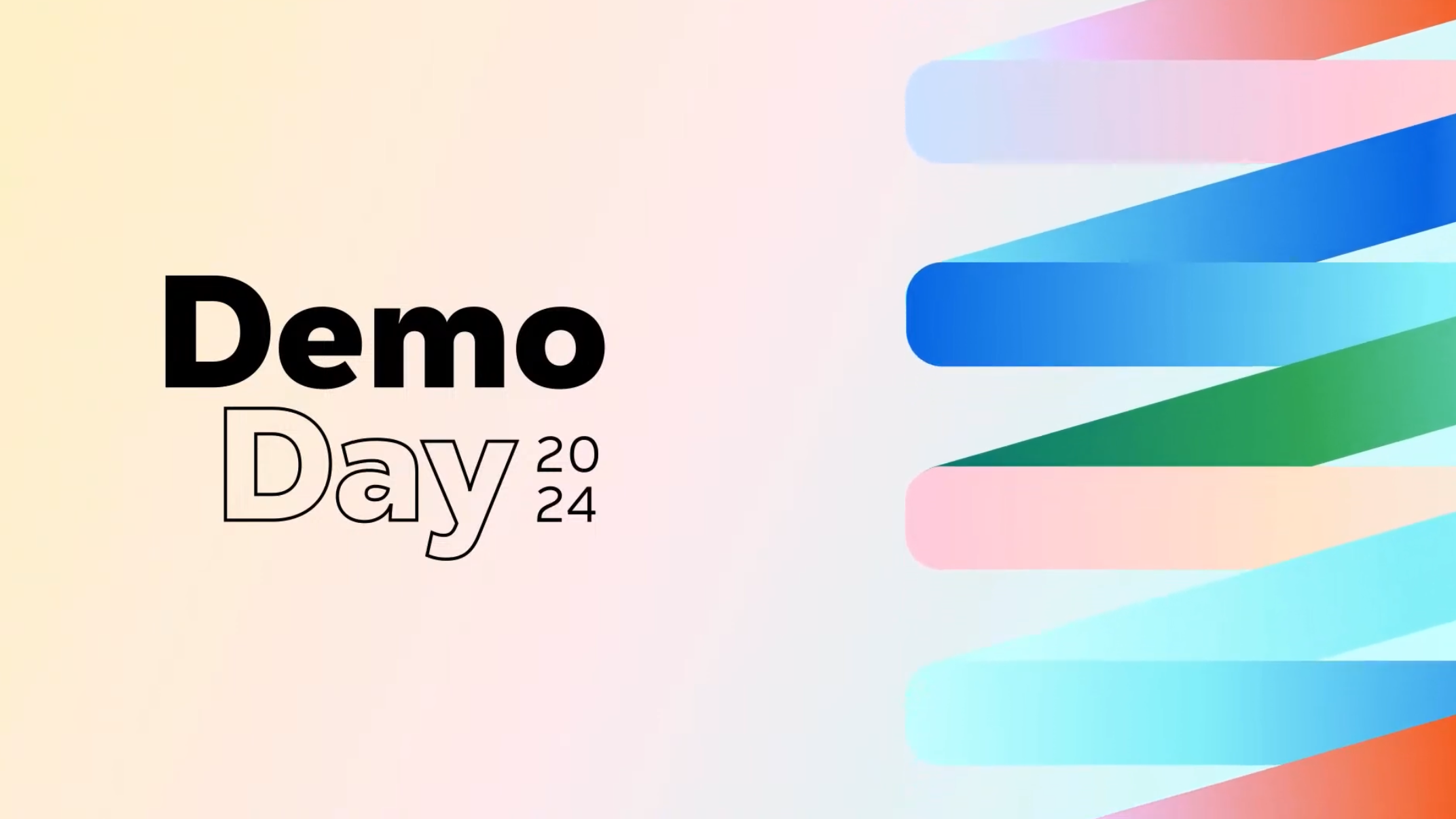 Demo Day 2024 complete live event broadcast produced by Amerigo Studio featuring 2 hours 13 minutes of multi-camera production with live graphics and camera switching from May 28 2024