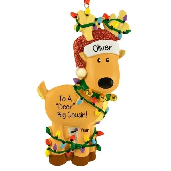 Personalized Christmas ornament example 4