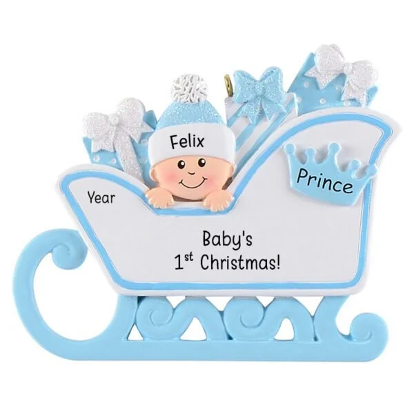 Personalized Christmas ornament example 10