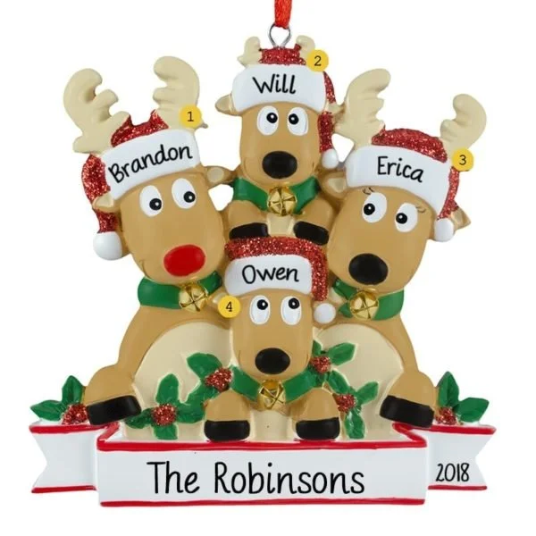 Personalized Christmas ornament example 6