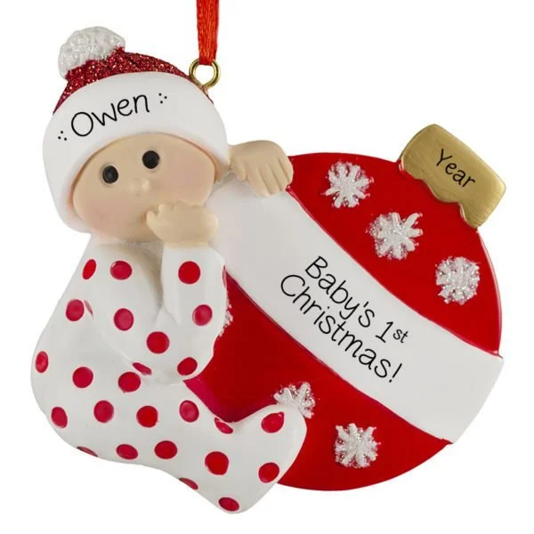Personalized Christmas ornament example 11