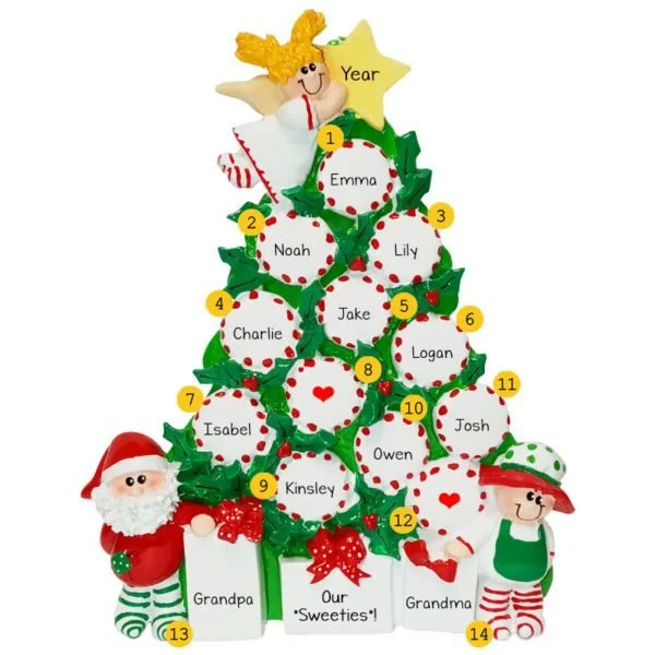 Personalized Christmas ornament example 12