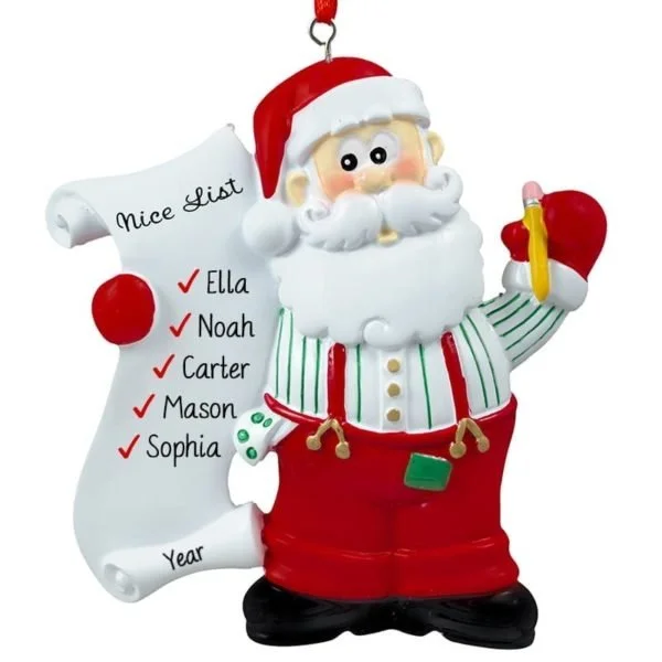 Personalized Christmas ornament example 2