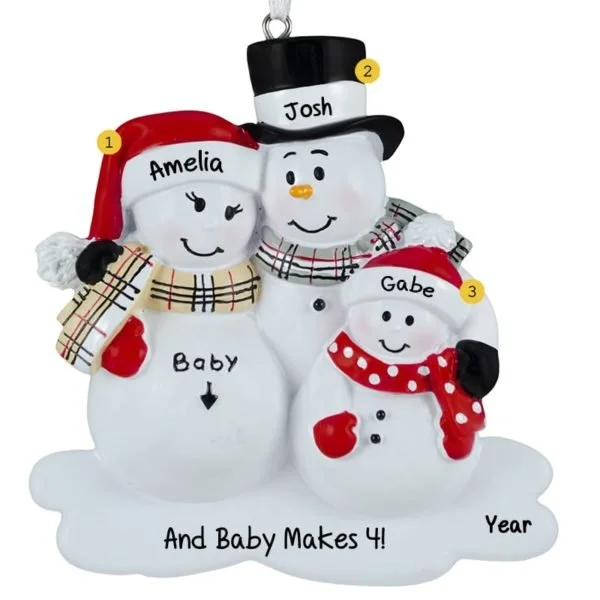 Personalized Christmas ornament example 1
