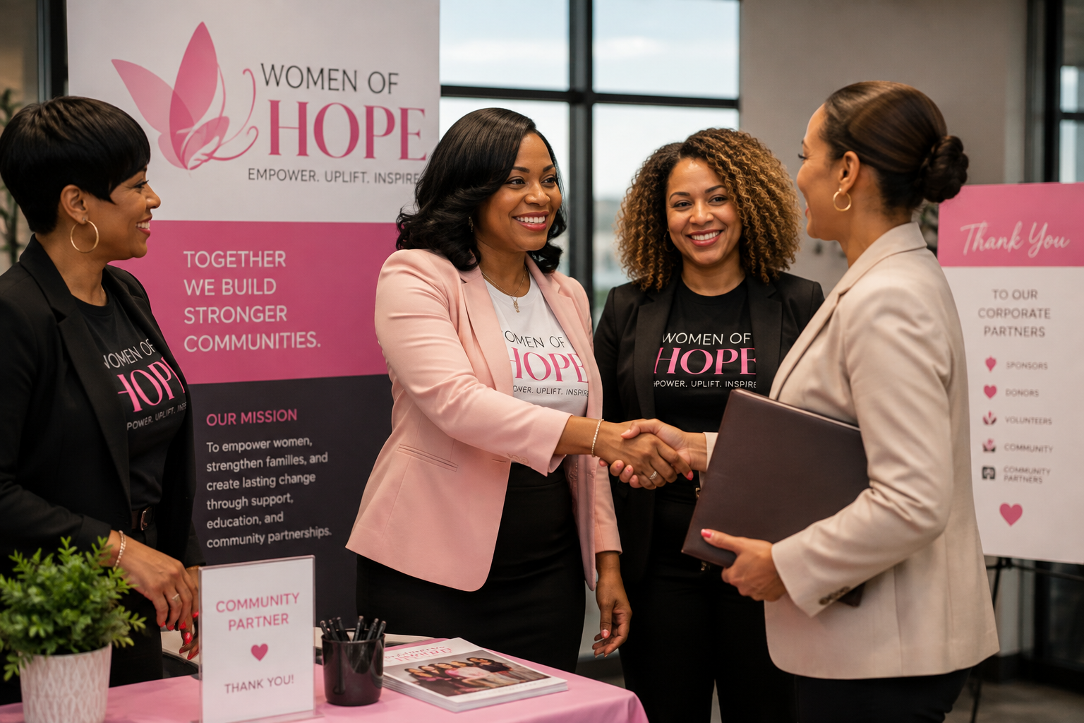 Women of Hope corporate and community partnership