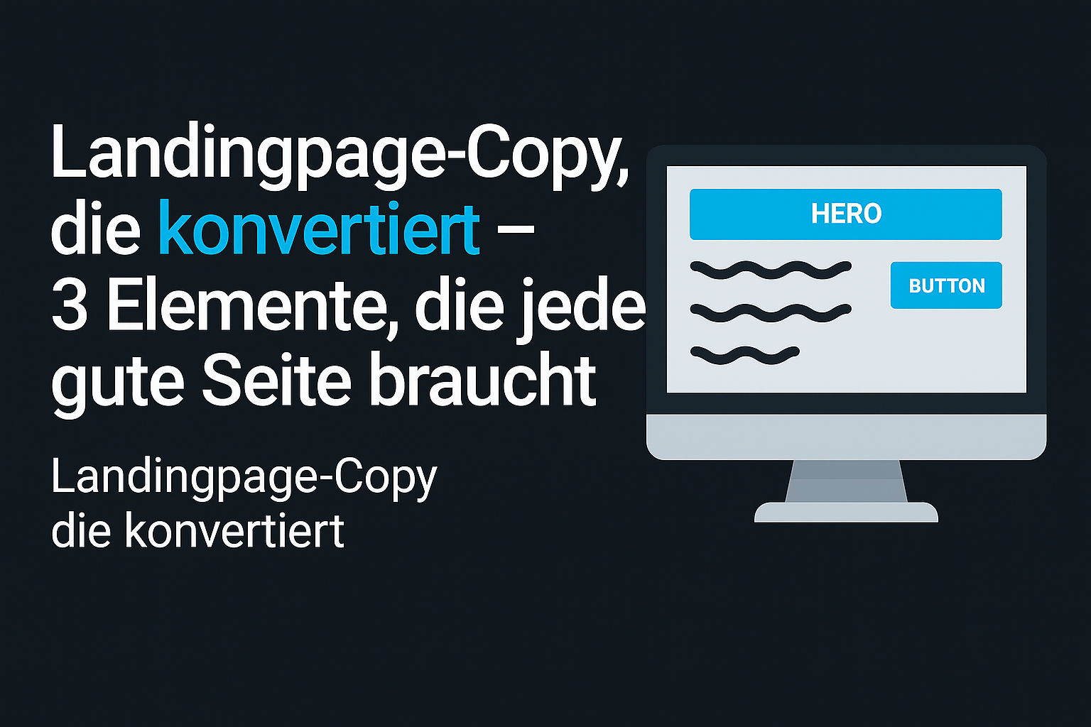 Headerbild: Landingpage-Struktur