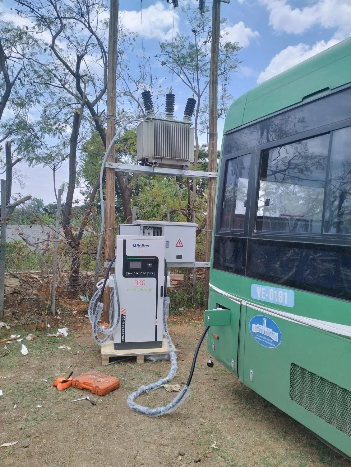 Portable charging during the expedition