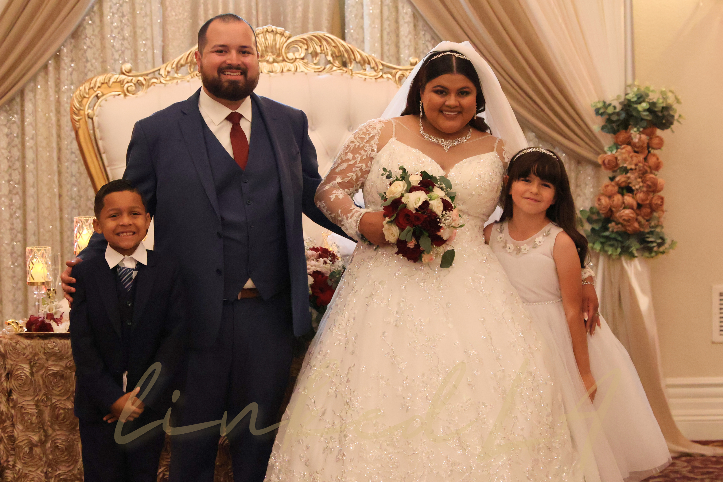 Wedding couple portrait