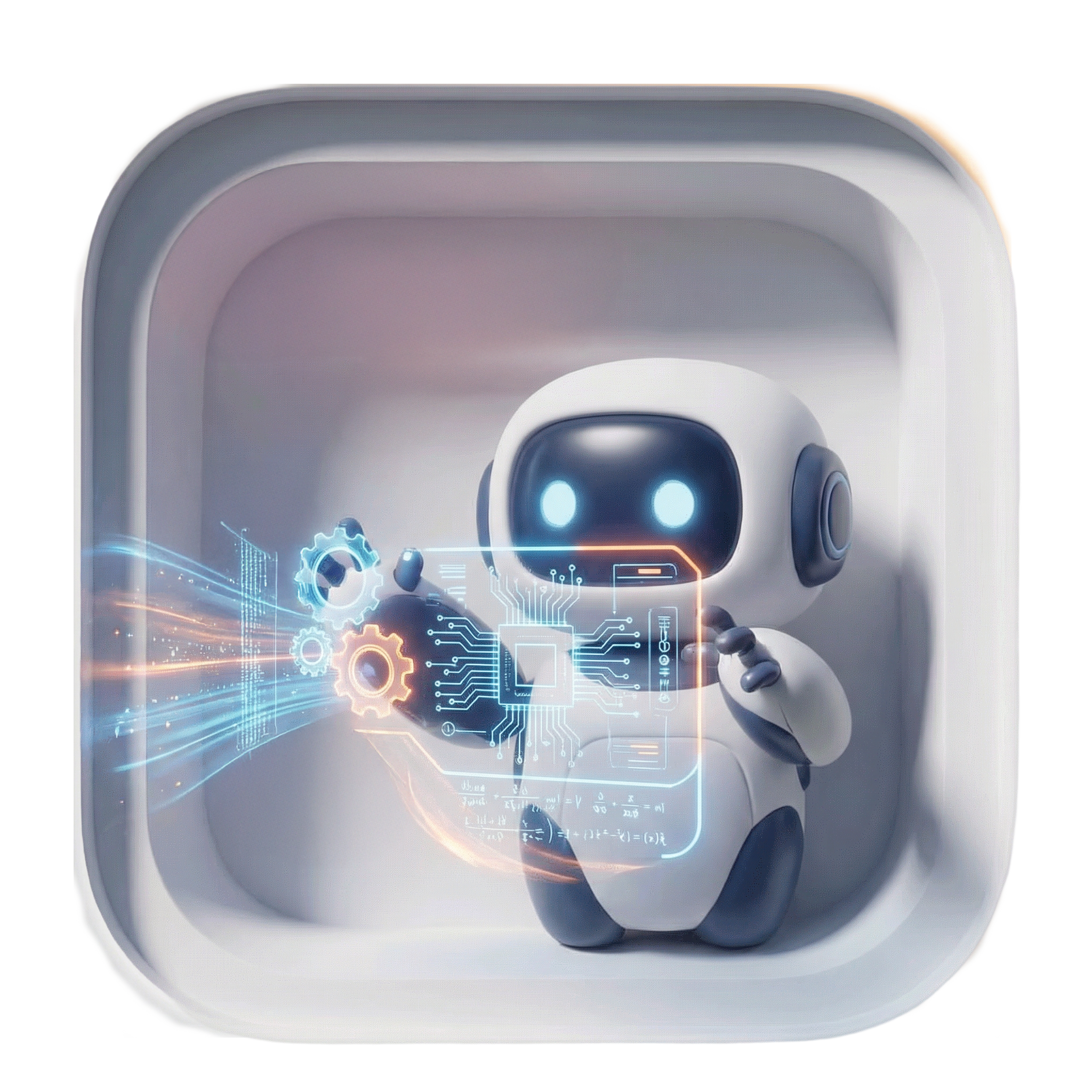 Robot focused on essential data