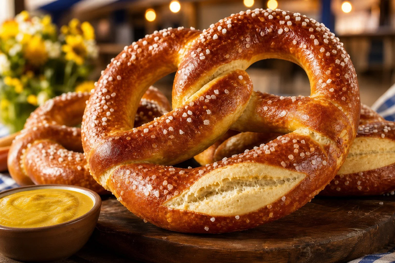 Giant pretzels