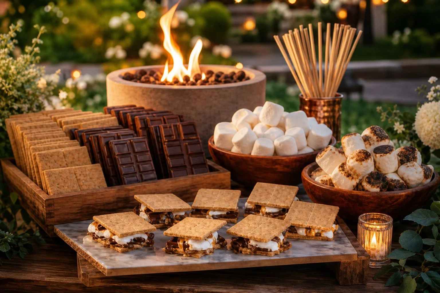 S'mores station