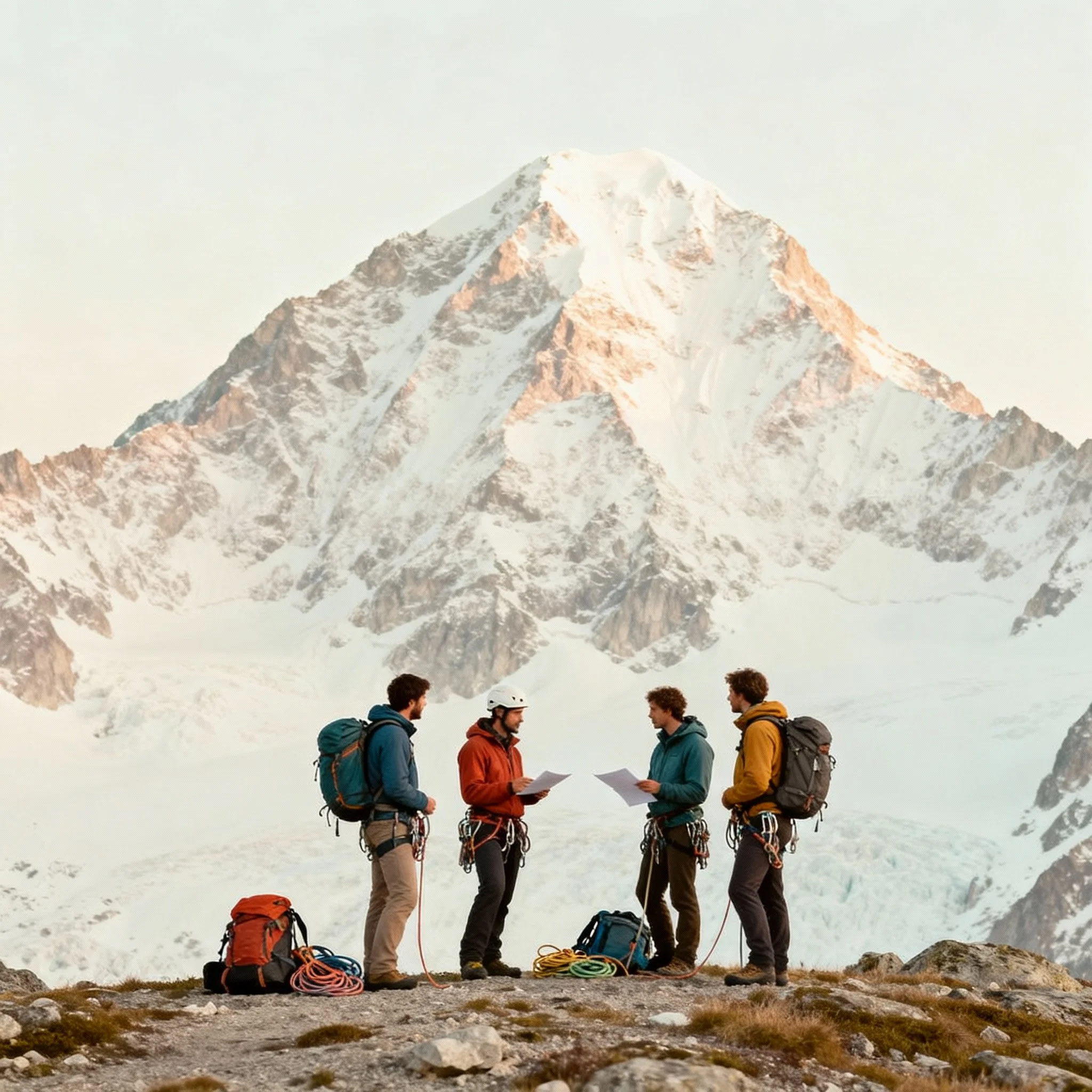 Advisor working with clients