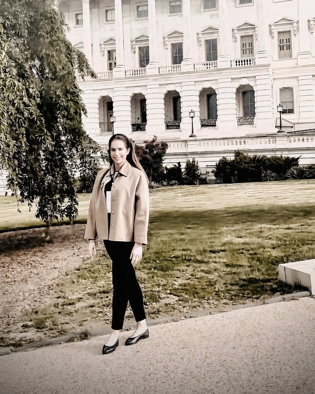 Allegra Warfield at the U.S. Capitol
