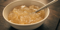 Bowl of applesauce