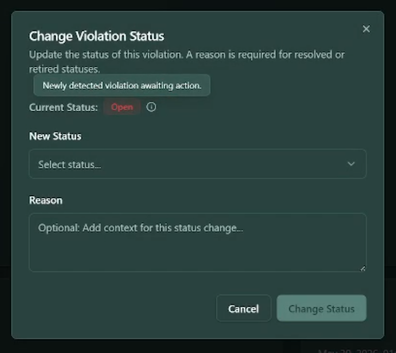 Structured remediation tracking
