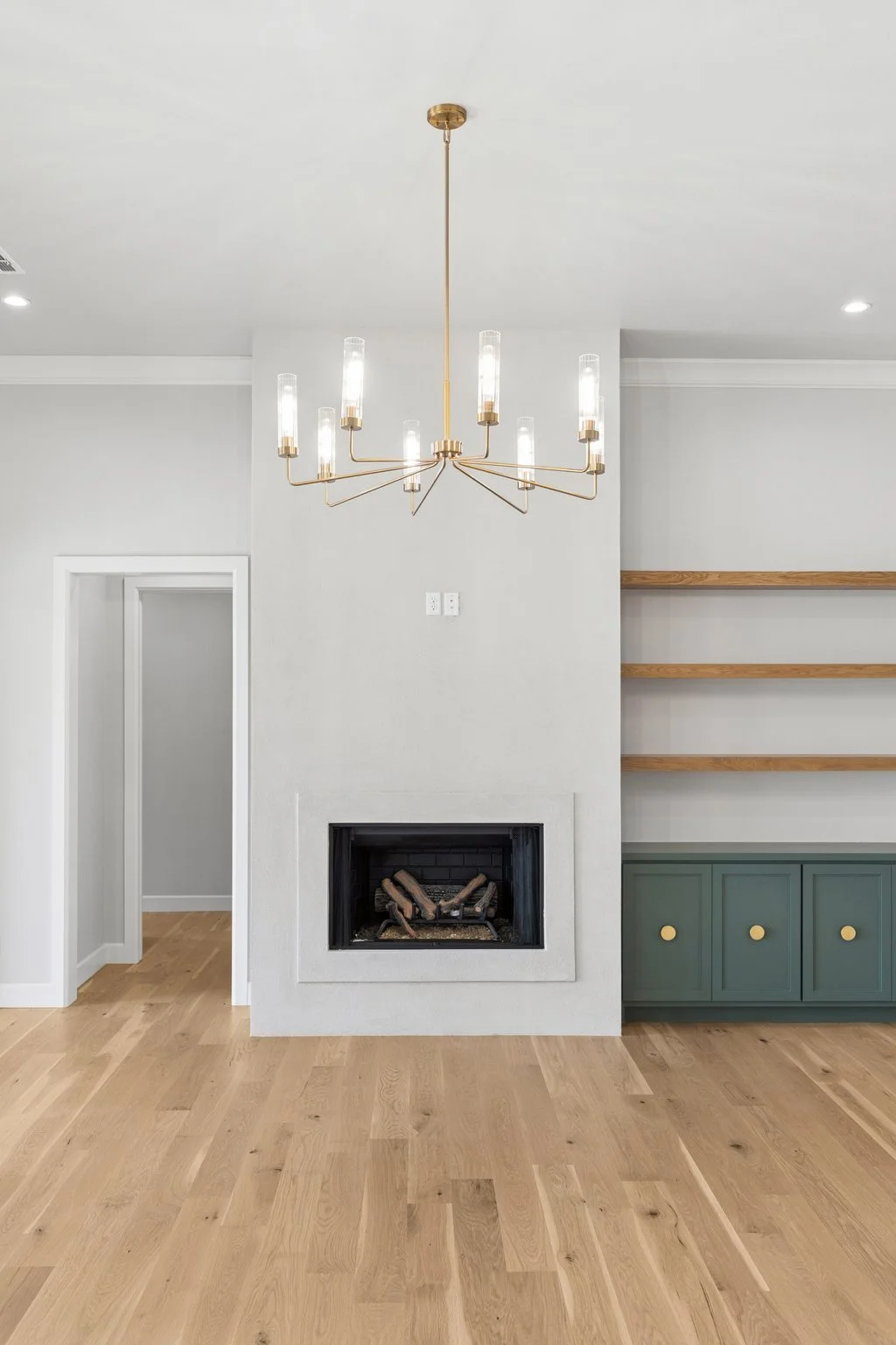 Fireplace Wall — New Construction Photo Tour, Nested Tours builder photography, Oklahoma
