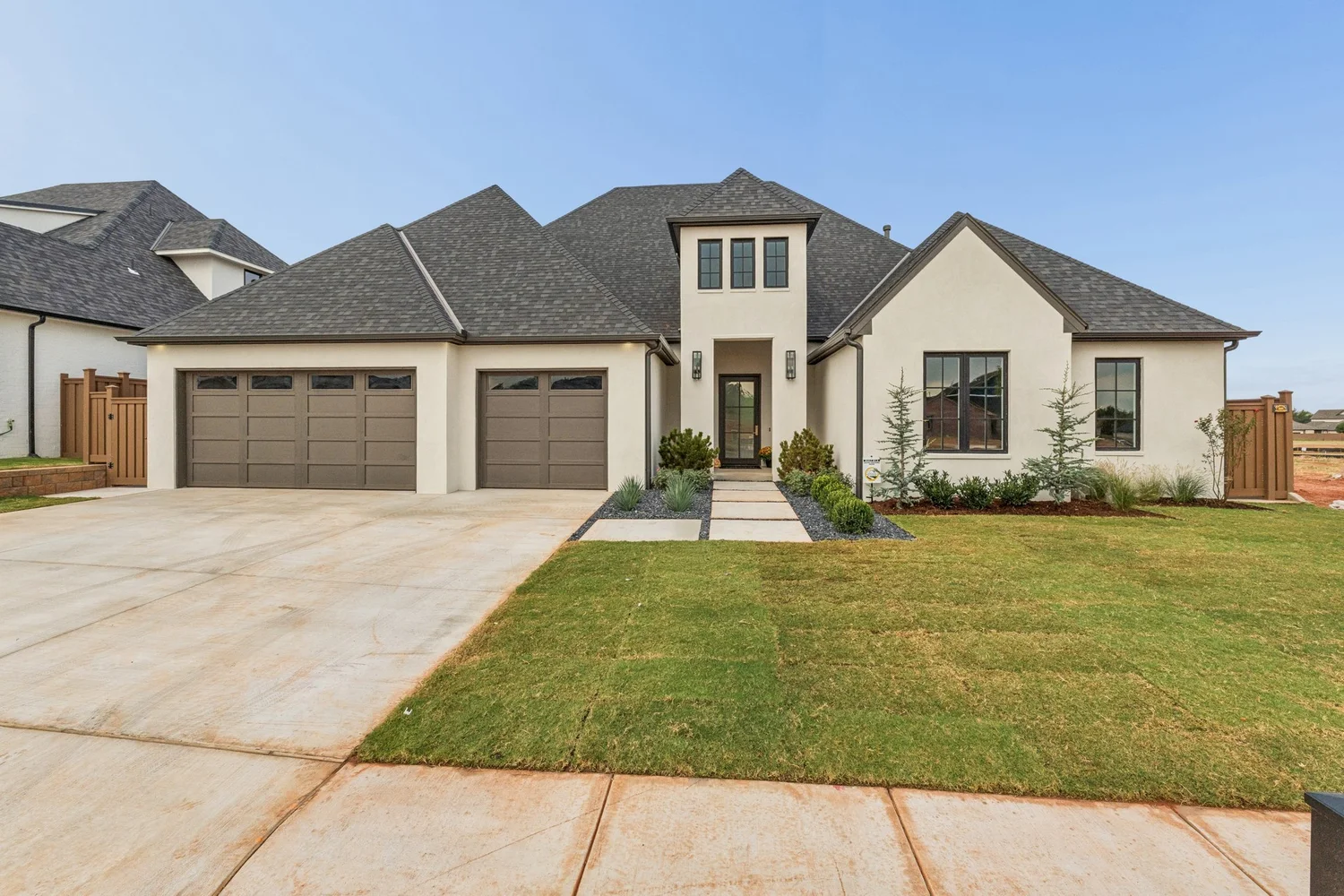 Front Elevation — New Construction Photo Tour, Nested Tours builder photography, Oklahoma