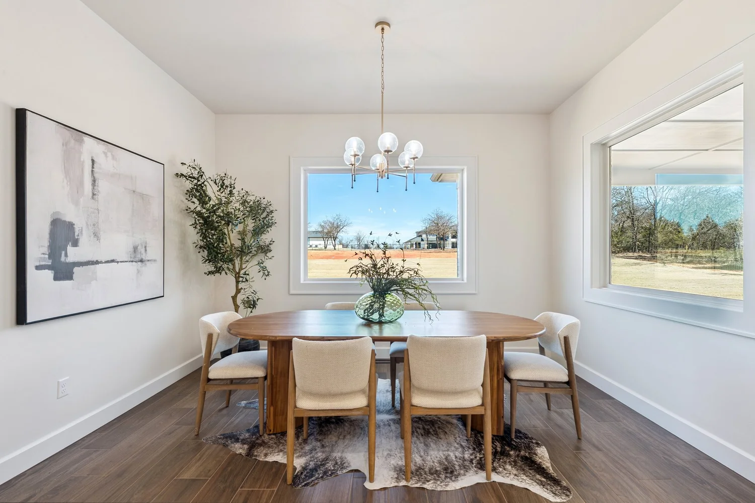 Dining Room — Under Construction Photo Tour, Nested Tours builder photography, Oklahoma
